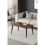 ED Efelez Design Orta Sehpa Metal Ayaklı , Roma Orta Sehpa , Siyah Metal - Barok Tabla