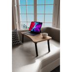 Ed Pet Dizayn Laptop Sehpası Seyyar Kahvaltı Masası Katlanır Çalışma Sehpası Atlantik Çam - 35x50