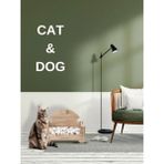 ED PET DİZAYN Pd Taht Rahat Kedi Köpek Yatağı 30*50 Atlantik Çam Yıkanabilir Duck Kumaş Minderi ile Beraber