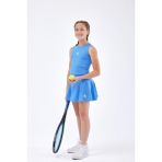 ED2390-02 Tulıp Kloş Dry-Touch Çocuk Spor Etek Şortlu Mavi - Tenis Dans Yoga