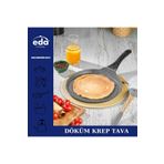 Eda 26 Cm Döküm Granit Kaplama Krep Tavası