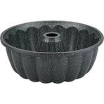 Eda Asya Granit Döküm Kek Kalıbı 26 cm Gri