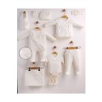 Eda Baby Yaprak Desenli 10'lu Set Hastane Çıkışı