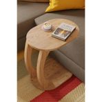 eda hacıoğlu edam bedding group Oval Atlantik Çam C Sehpa Modern,Tekerlekli Yan Sehpa (Salon, Ofis, Yatak Odası)