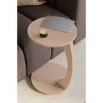 eda hacıoğlu edam bedding group Tekerlekli C Tasarım Cappuccino Yan Sehpa Modern Hareketli Orta Sehpa Salon ve Oturma Odası Masası