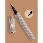 Eda Luxury Beauty Inci Diamond Likit Eyeliner Magic Glue Pen Kirpik Yapıştırıcısı Siyah Göz Makyajı Vegan Göz Kalemi