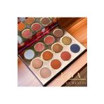 EDA LUXURY BEAUTY Lüks Exotic Göz Farı Paleti Parlak Simli Mat Metalik Nude Makyaj Vegan Glitter Eyeshadow Palette