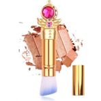 Eda Luxury Beauty Profesyonel Kabuki Makyaj Fırçası Kapaklı Yumuşak Kontür Bronzer Aydınlatıcı Makeup Brush