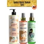 Eda Taşpınar İpeksi Vücut Bakım Seti No:1 - Vanilya Body Mist & Vanilya Vücut Sütü & Merve Çolak Dereli B.m.