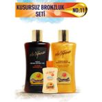 Eda Taşpınar Kusursuz Bronzluk Seti No:11 Yoğun Bronzlaştırıcı Spf0 & Işıltılı Bronzlaştırıcıı & Mini Beyaz Ten SPF20
