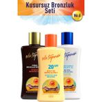 Eda Taşpınar Kusursuz Bronzluk Seti No:6 Yoğun Bronzlaştırıcı Spf0 & Beyaz Ten SPF20 & Ice Jel
