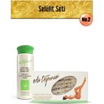 Eda Taşpınar Selulit Seti.no.2: Doğal At Kılı Fırça Vücut Bakım Yağı , İpeksi Cilt