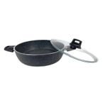 Eda ZK-021 Zetra 22 cm Gri Granit Basık Tencere