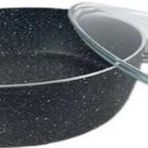 Eda Zk-025 Zetra 30 Cm Granit Basık Tencere Gri