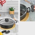 Eda ZK-957 Asya Döküm Granit 28 cm Karnıyarık Tencere
