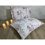 Edalı 2 Adet %100 Pamuklu Poplin Yastık Kılıfı - 50 x 70 - Pembe