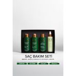 EDB PARFÜM KOZMETİK EDB Kozmetik Bitkisel Güçlendirici Saç Bakım Seti – Biberiye, Defne ve Isırgan Ekstraktlı (4’lü Set)