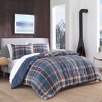 Eddie Bauer - USHSA51123489 Shasta Gölü Yorgan Seti, King, Lacivert