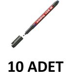 Edding 10 Adet Asetat Kalemi Silgili E-149M Mavi CD Kalemi 1 mm Permanent
