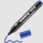 edding 103 permanent markör kalem yuvarlak uç 1,5-3 mm mavi ed10303 (10 lu paket) - Yok