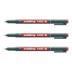 Edding 140S 3 Adet Asetat Kalemi