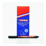 EDDİNG 147S ÇOK AMAÇLI PERMANENT KALEM SİYAH