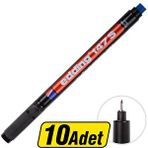 Edding 147S Permanent Asetat Kalem Siyah S Uç 10 Al 8 Öde