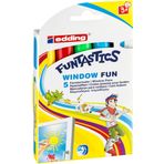 Edding 16 Funtastics Window Fun Çocuklar İçin Cam Kalemi Karışık 5'li Set