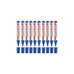 Edding 260 10'lu Paket Mavi Beyaz Yazı Tahtası Kalemi