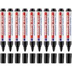 Edding 260 10'lu Paket Siyah Beyaz Yazı Tahtası Kalemi