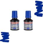 Edding 30 ml Mavi Tahta Kalemi Mürekkebi 2 Adet Hafif Kokulu ve Sağlıklı