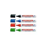 Edding 360 Xl Beyaz Tahta Kalemi Doldurulabilir 4Lü Set (Siyah,Kırmızı,Mavi,Yeşil)