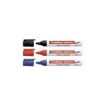 Edding 360 Xl Doldurulabilir Tahta Kalemi 3'Lü Set (Kırmızı - Mavi - Siyah) Ryn-Ldr885-On