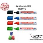 Edding 360Xl Tahta Kalemi 4 Renk+ Silgili Doldurulabilir