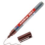 edding 390 permanent markör - siyah - 1 kalem - geniş kesik ucu 4-12 mm