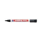 Edding 400 permanent markör - siyah - 1 kalem - 1 mm ince yuvarlak uçlu - suya dayanıklı