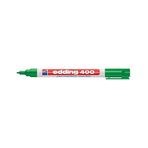 edding 400 permanent markör - yeşil - 1 kalem - 1 mm ince yuvarlak uçlu