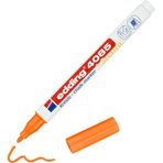 Edding 4085 Tebeşir Kalemi - Neon Turuncu - 10 Adet - Yuvarlak Uç 1-2 mm - Tahta, Pencere, Cam, Ayna İçin Silinebilir İnce Kalem - Opak Renkli