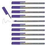 edding 55 fineliner - mor - 10 kalem - 0,3 mm uç