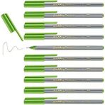 Edding 55 Fineliner - Yeşil - 10 Kalem - 0,3 Mm Uç