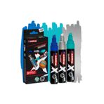 Edding 6900 X Multi Marker 2-10Mm Kesik Uç 3'Lü Set - Ocean / 4-6900-3-1