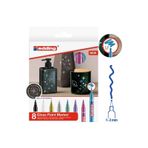 Edding 751 Metalik Renkler Boya Dekor Markörü 8'li Set
