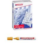 Edding Açık Turuncu Renk 10'lu Paket Kalıcı Tekstil , T- Shirt Kalemi/ 4500/ 2-3mm Renk Kod : 16