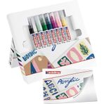 Edding Akrilik Marker Easy Start Set Nordic 8 Mix Kalem