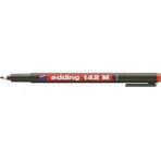 Edding Asetat Kalemi E-142M Kırmızı 1mm Çizgi Kalınlığı ile Çok Amaçlı Kullanım İçin