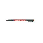 Edding Asetat Kalemi Permanent 143B Seri 1-3 Mm Kırmızı 10 Adet Kesik Uç