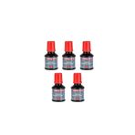 Edding BT30 30 ml 5'li Set Kırmızı Yazı Tahtası Kalemi Mürekkebi