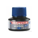 Edding BTK 25 Tahta Kalemi Yedek Mürekkebi, 25 ml, Mavi