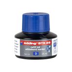 Edding BTK25 Mavi Mürekkep Dolum Şişe, 25 ml, Beyaz Tahta Kalem Mürekkeği