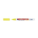 Edding Cam Kalemi 4085 Likit Tebeşir Kalemi (Sıvı Tebeşir) 1-2Mm Fosforlu Sarı (10 Lu Paket)